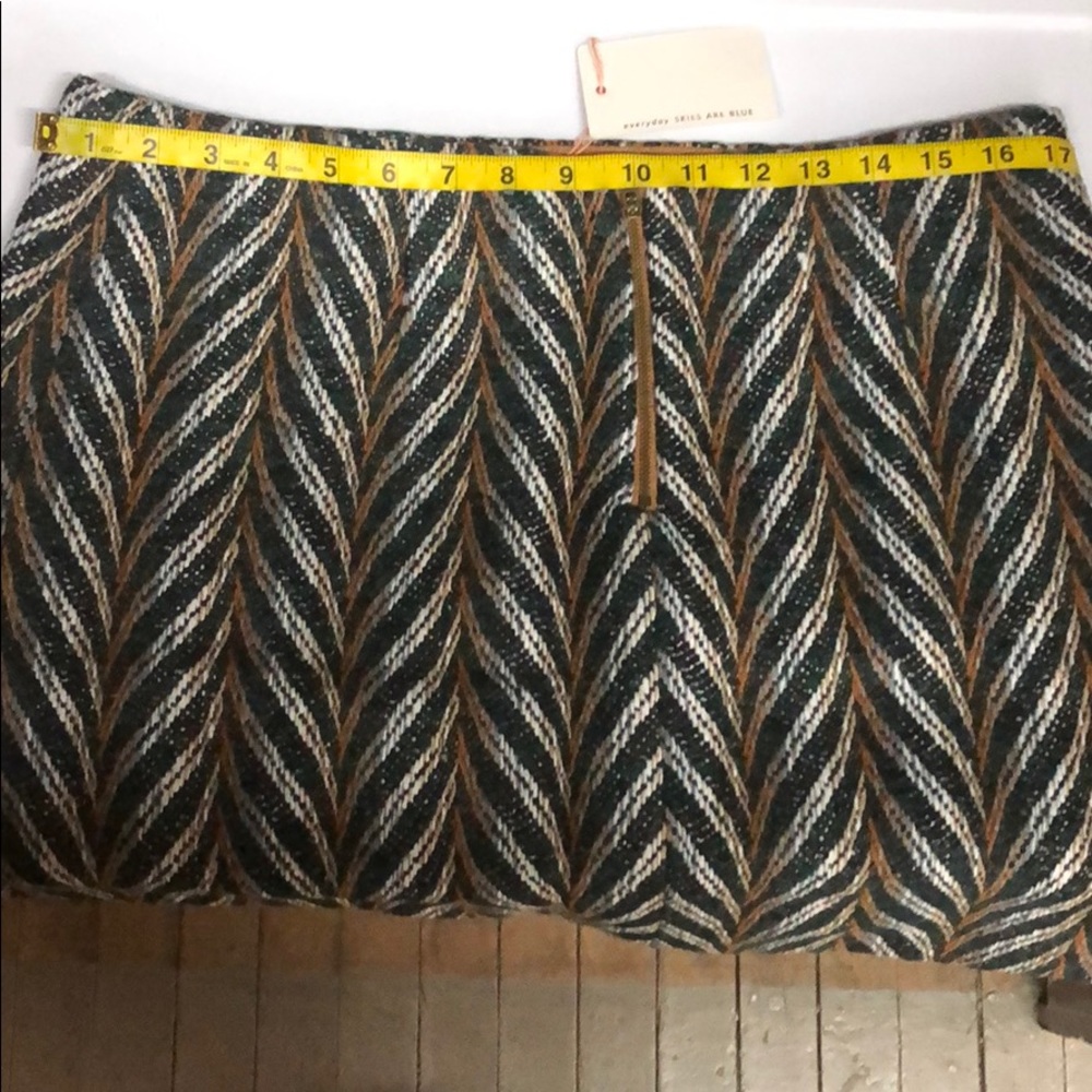 NWT Chevron tweed mini skirt - Picture 9 of 10